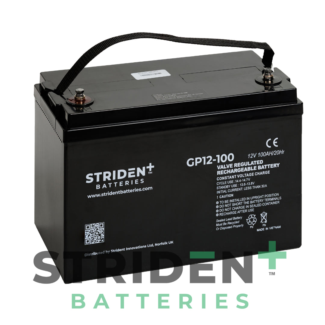 Strident 12V 100A Batteries (Pair)