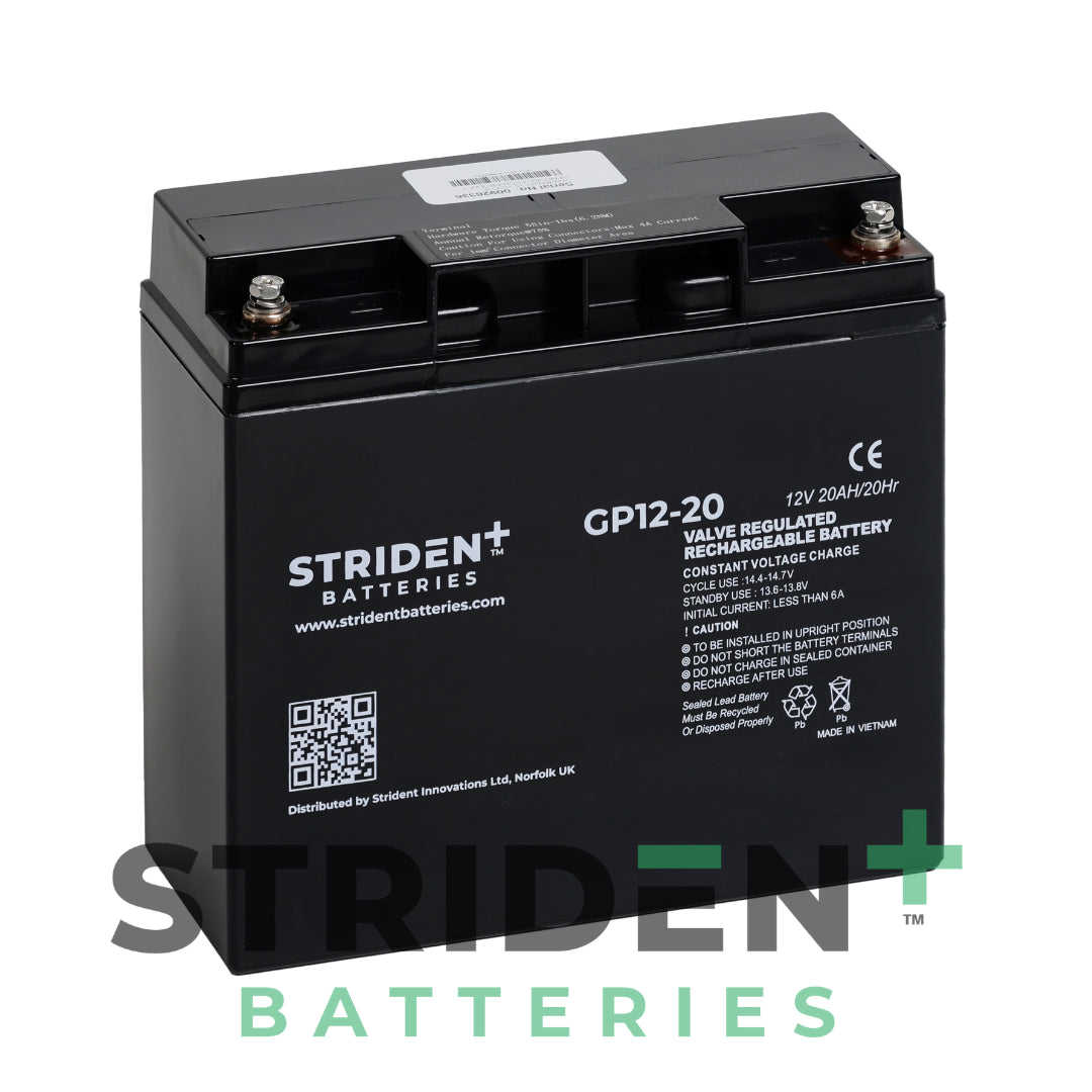 Strident 12V 20A Batteries (Pair)