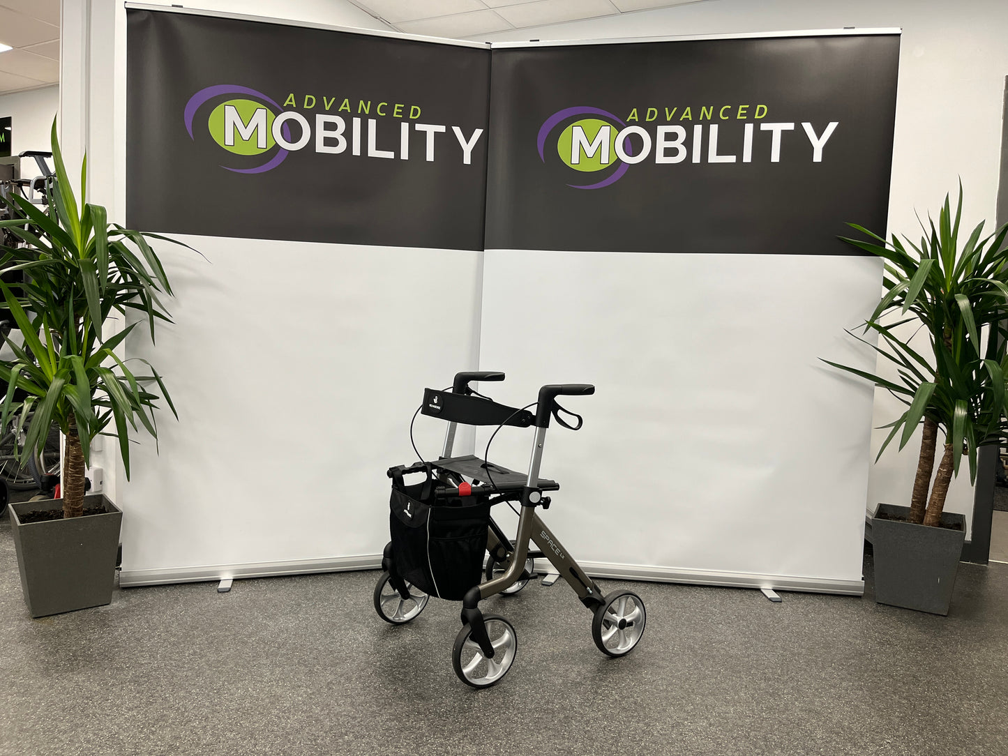 Rehasense Space LX Medium Aluminium Rollator Walking Aid
