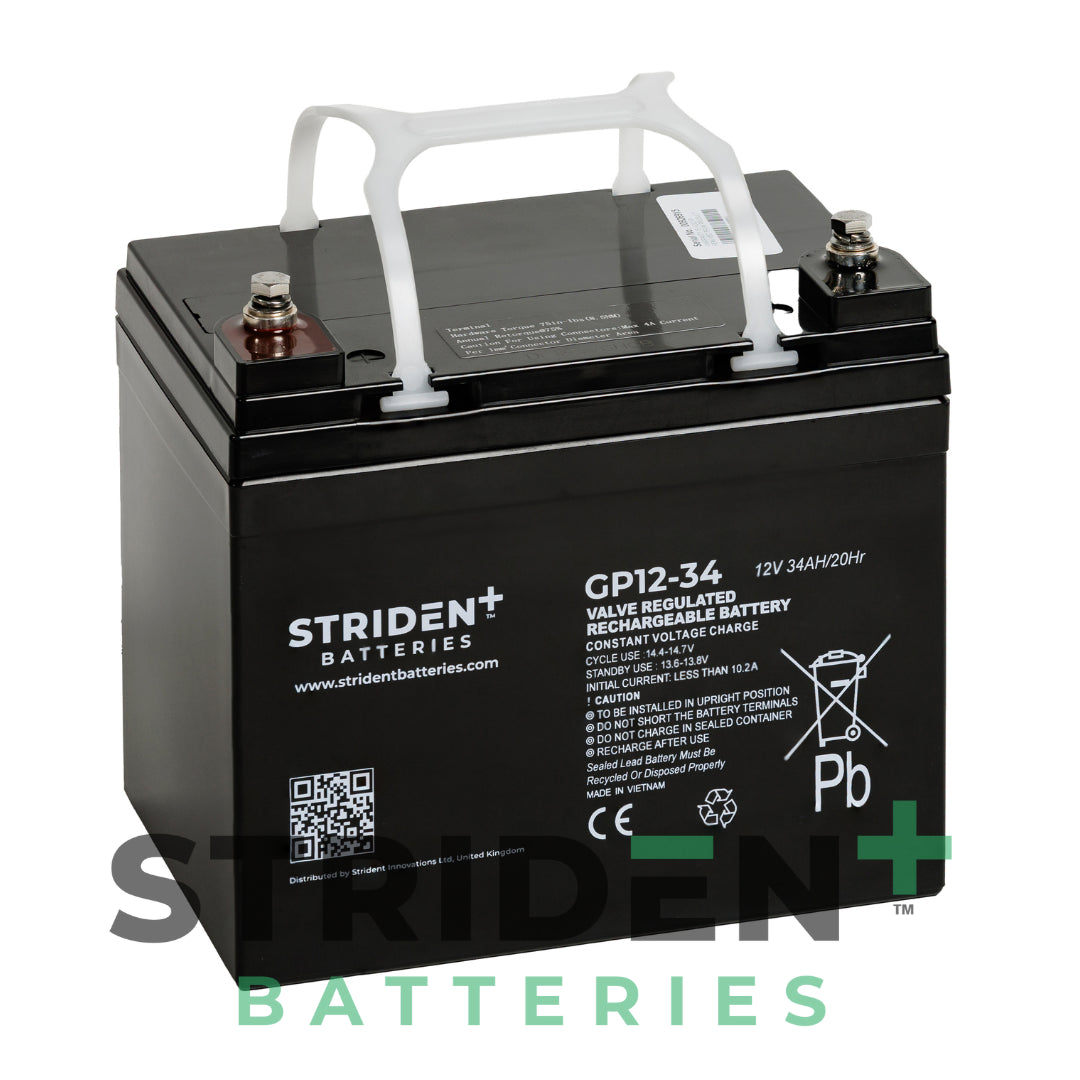 Strident 12V 34A Batteries (Pair)
