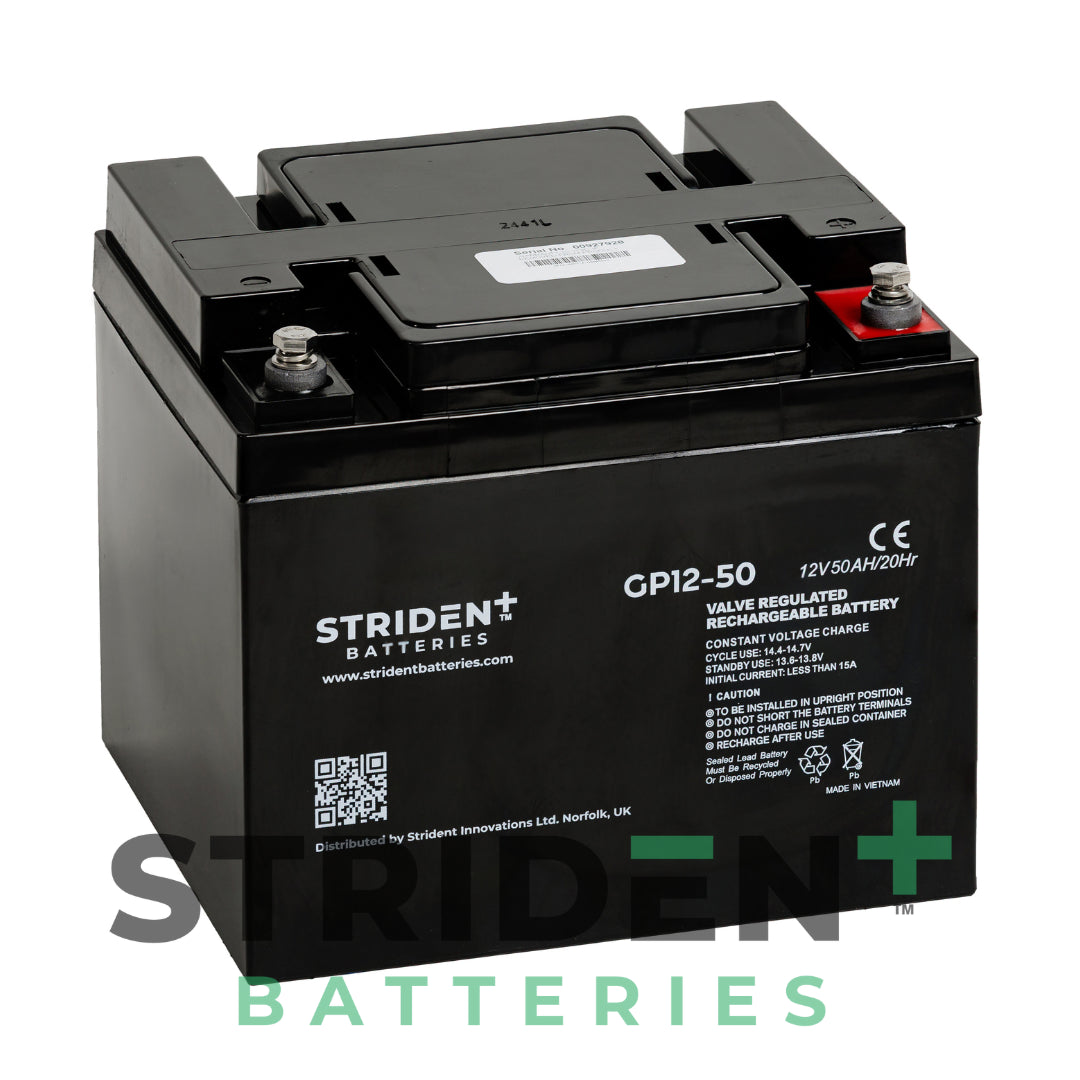 Strident 12V 50A Batteries (Pair)